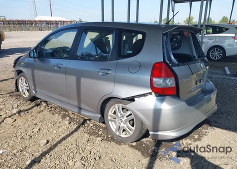 2007 Honda Fit Sport from USA, damaged, VIN JHMGD38677S057239